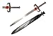 Mingshao The Sword of Omens The Deluxe Thunder on Cats The Lion Replica Blade w/Leather Sheath Weapon