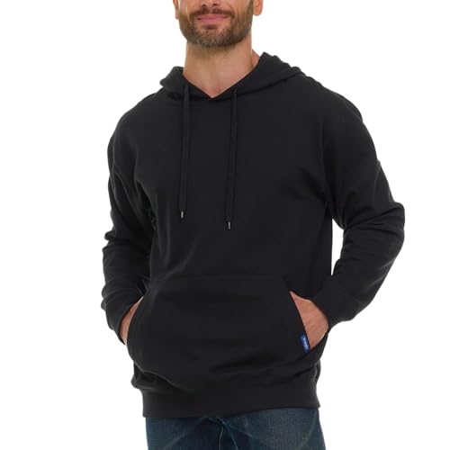 Wrangler Big and Tall Hoodie for Men, Fleece Heavyweight Pullover Sweatshirt, Relaxed Fit Mens Work Hoodies
