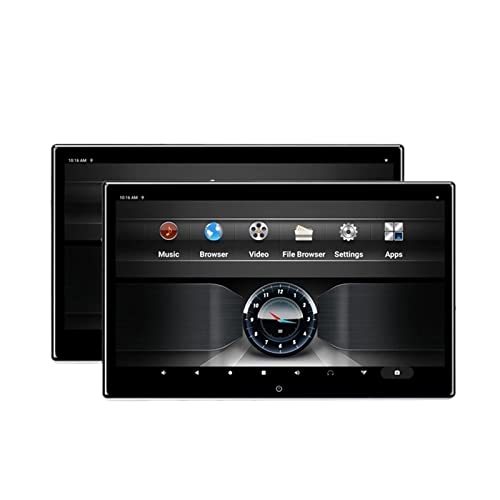 Monitor de reposacabezas para coche, Monitor for reposacabezas de coche de 13,3 pulgadas, reproductor de DVD y vídeo 4K 1080P, 2G/32GB, , FM, Miracast, , SD, , duplicación de pantalla Para viajes larg