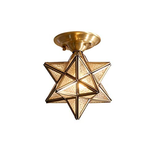 Plafonnier cuisine LED plafon étoile verre éclairage de plafond pour maison moderne