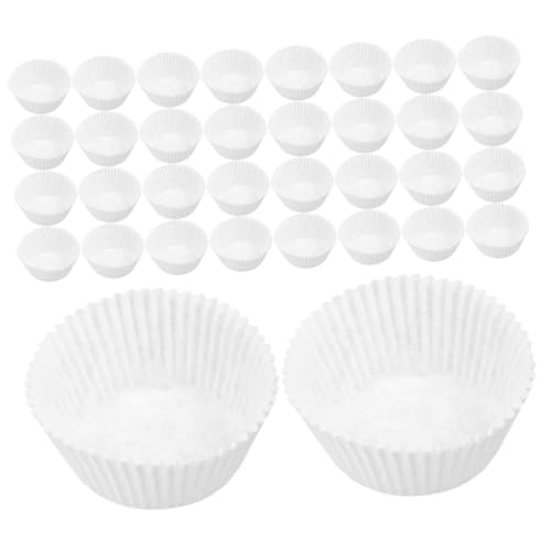 TOPPERFUN 400個 ミニカップケーキ用耐油ペーパーライナー 高耐熱ベーキングカップ で簡単後片付け パーティー 結婚式 各種イベント対応
