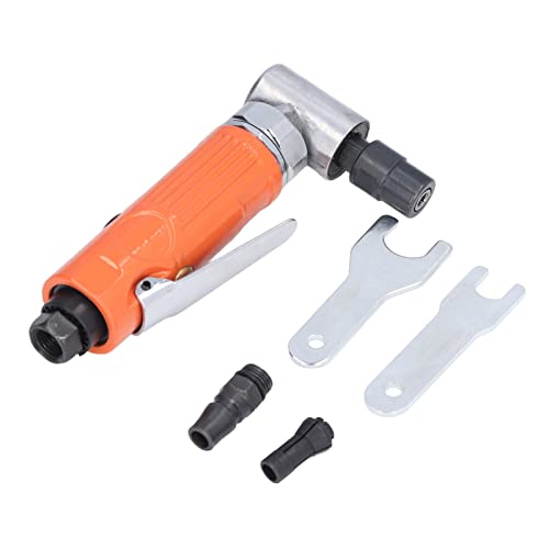 MOZUO 3/8in Right Angle Air Angle Die Right Angle Grinder Grip Pneumatic Engraving Polishing Machine for Grinding Polishing BC-4123