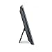MARATHON Slim Atomic Wall Clock, Graphite Gray - Large 10-Inch Full Calendar Display with Indoor/Outdoor Temperature. AM/PM or 24-Hour Format, 7 Time Zones - Four AA Batteries Included