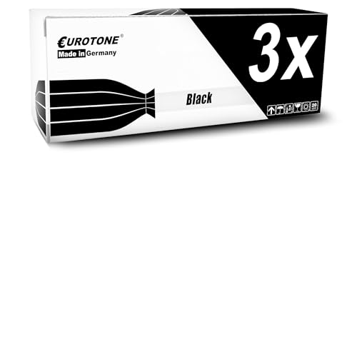 Toner Ricoh Aficio SP-377 compatible Eurotone lot de 3 haute capacité pour textes nets