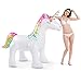 Jasonwell Unicorn Sprinkler Inflatable Water Sprinklers Outdoor Water Toys Inflatable Ginormous Unicorn Toys Yard Sprinkler for Kids (L)