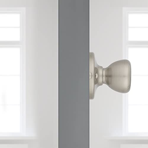 Image of Kwikset 94880-572 Tylo Door Knob, Dummy, Antique Brass (Pack of 2)