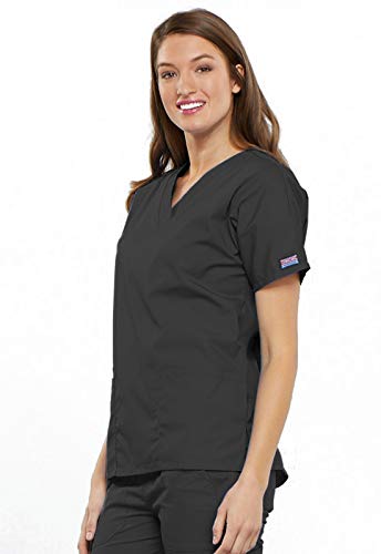 Cherokee Scrub for Women V-Neck Top Traditional fit with Dolman Sleeve and Fade Resistant Fabric - 4700