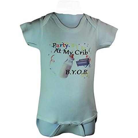 Handmade 4 Babies Party At My Crib Bodysuit (6-12 Months) Cover