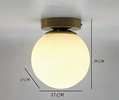 SINOMAN Metal Ceiling Lights Lamp for Living Room/Bedroom/Cafe/Kitchen/Restaurant/Bars/Temple/Home Decoration (CL Doom, with Bulb)