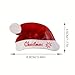2Pcs Christmas Hair Claw Clips Red Green Santa Hat Hair Clips Medium Size Nonslip Shark Jaw Clips Christmas Acrylic Hair Clip Cute Hair Accessories for Women Xmas Party Hair Supplies