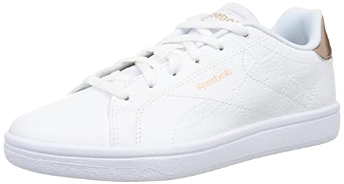 Reebok Royal Complete Clean 2.0, Zapatillas Mujer, White/Rose Gold/White, 38.5 EU