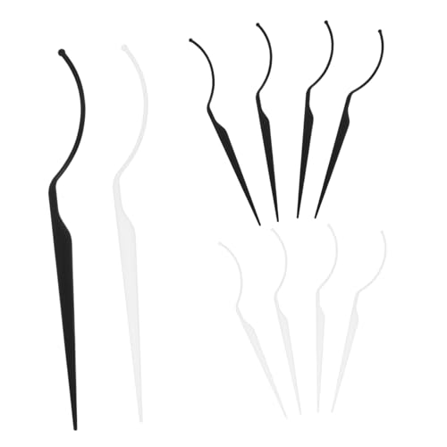 COLLBATH 10 Varillas Acrílicas Transparentes Para Exhibir Pestañas Postizas Reutilizables Herramienta Profesional Para Tienda Estética Maquillaje