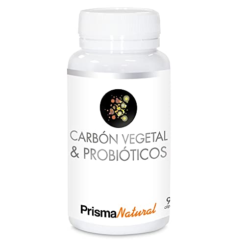 PRISMA NAT Carbon PROBIOTICO 90 caps550 MG, Negro, Estandar