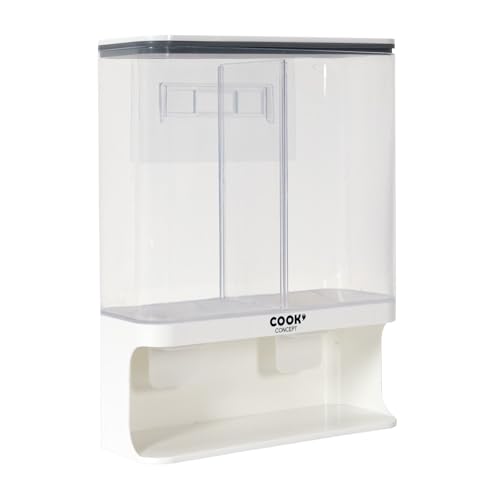 Distributeur 2 compartiments 3L de table : récipients hermétiques pour aliments secs - 5