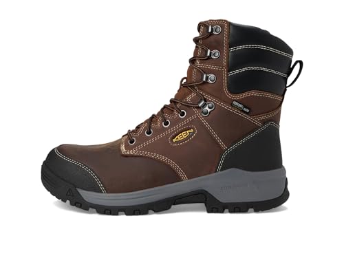 KEEN Utility Men's Evanston 8" Soft Toe Waterproof Insulated Durable Construction Work Boots4