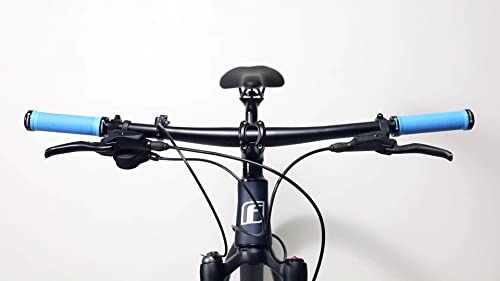 Image of Dymoece Bike Handlebar Grips,Bicycle Handle Grip Ergonomic Design Dual Lock-on for Mountain Bike MTB BMX Foldable Downhill