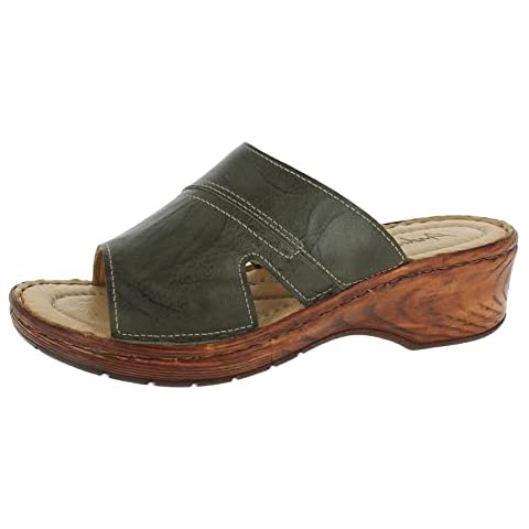 Mules Andrea Conti Olive Cover