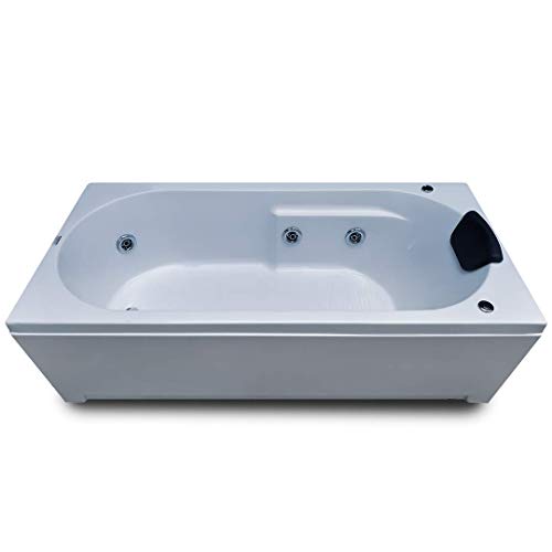 Image of MADONNA Divine Acrylic 5.5 Feet Bathtub with Whirlpool Massage System (White)