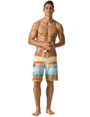 Image of Nonwe Men's Sportwear Quick Dry Board Shorts with Lining