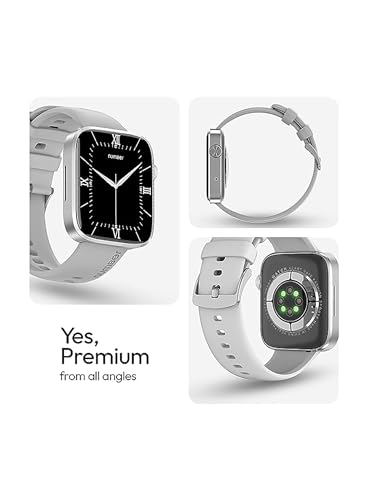 Image of NUMBER Dialfit Pro Max Bluetooth Calling Smart Watch, 1.91 inch Large Edge-to-Edge Display, Always On, 600 Nits Brightness,Heart Rate, Blood Pressure, SPO2, IP68, 7 Days Battery,Metallic Body (Gold Brown)