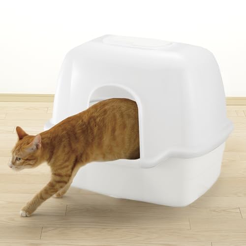 Arenero Cubierto para Gatos Grande Richell 60023 miniatura 2