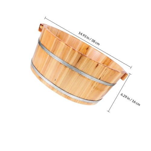 Cubeta de Madera para Baño de Pies Spa Hogar miniatura 2