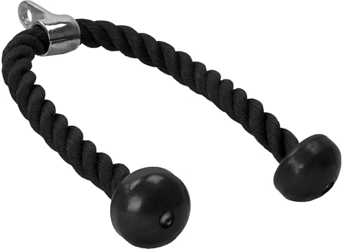 Gorilla Sports Seil Nylon Trizep Tau INKL Drehgelenk - Barra de dominadas