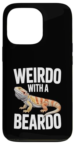Weirdo With a Beardo - �Ђ��𐶂₵���h���S�� ঒��ނ̗��l �X�}�z�P�[�X iPhone 13 Pro �p