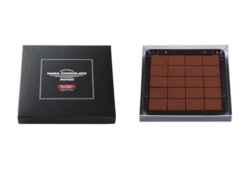 ROYCE' Nama Chocolate "Ghana Bitter" - Bitter Chocolate from Ghana| Gourmet Snack for Gifting & Indulging | Japanese Chocolate from Hokkaido (20 Pieces of Chocolate)