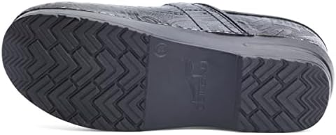 Dansko Women's Professional Black Tooled Clog 7.5-8 M US | Image 2