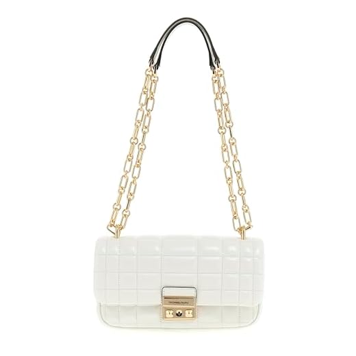 Michael Kors 30R4G2RL5L-085 SM CONV CHAIN SHLDR Donna OPTIC WHITE Taglia TU