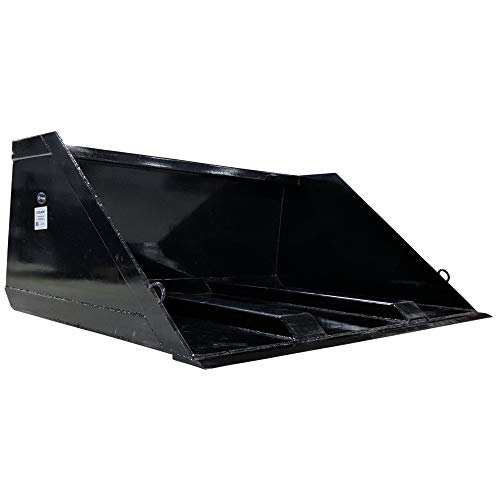 Titan Attachments Fork Mounted Telehandler Bucket 72  1.4 Cubic Yards Capacity