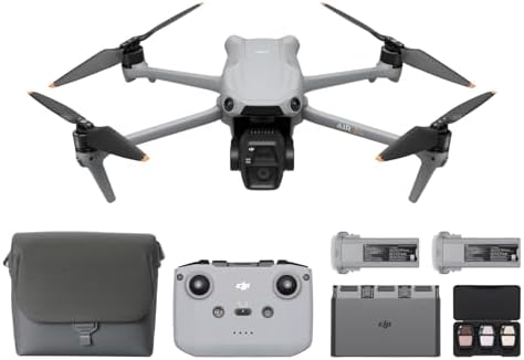 Bundle Fly More DJI Air 3S (RC-N3), drone avec caméra grand-angle...