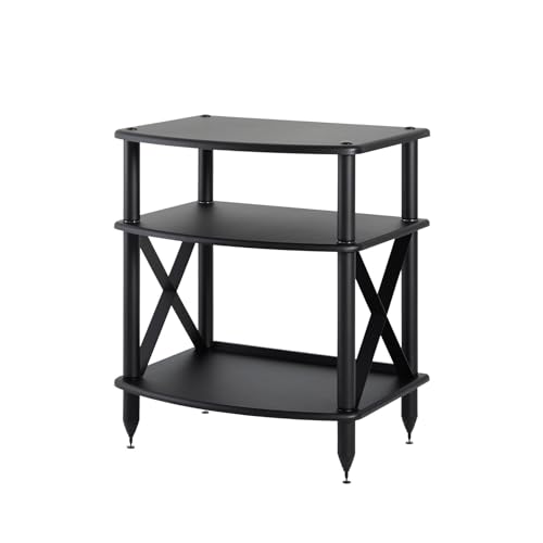 Pangea Audio Vulcan TT Turntable Stand with Vinyl Record Storage - Black