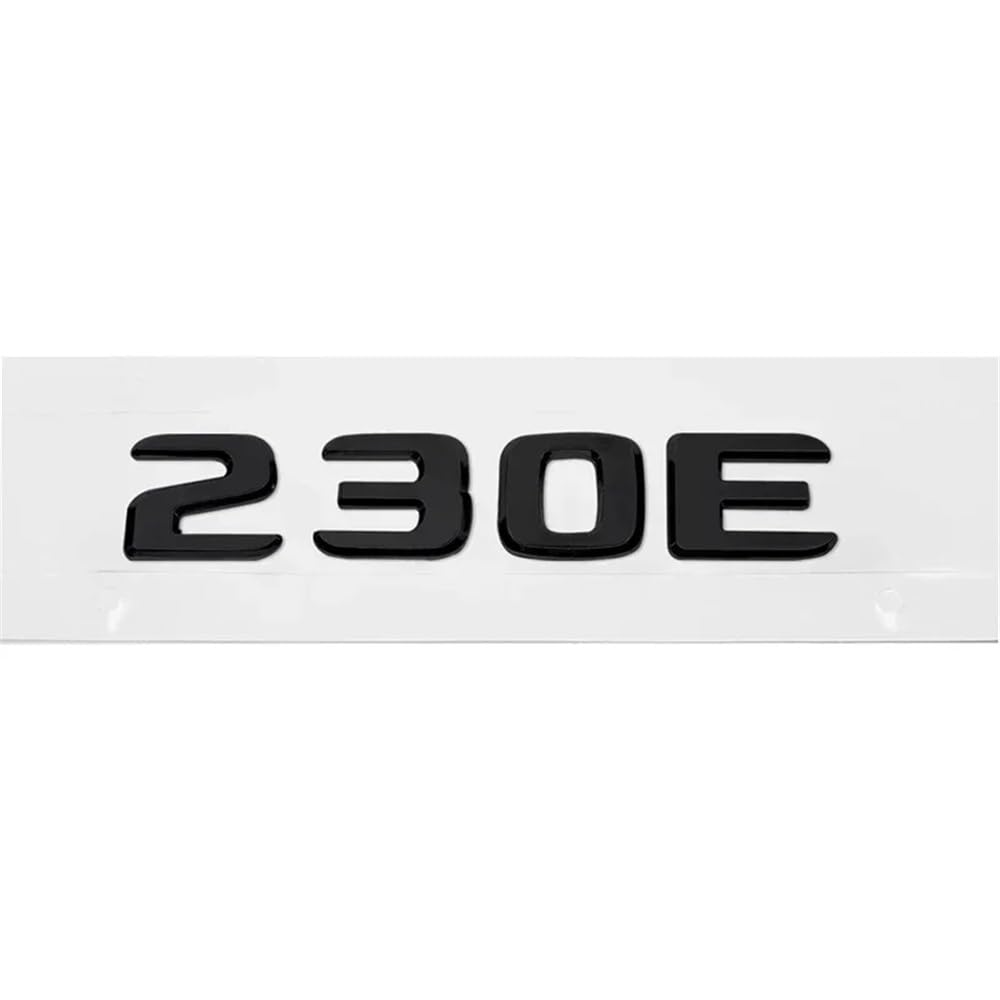 YTQMoreBNZ YYDStes ABS Car Rear Trunk Letter Emblem Tail Number Badge Sticker Compatible With Mercedes Benz 230E 300E 300SEL 300SE 500SEL 560SEL 600SEL