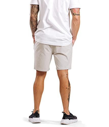 Western Rise Boundless Shorts - Shorts for Men - Elasticized Waist - Zippered Hand Pockets - Straight Hem Sand 38 One Size2