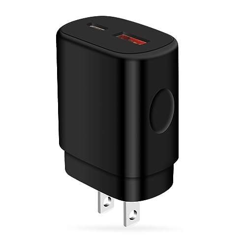 25W Super Fast Charger Type C Dual Port Fast Charging Block for Samsung Galaxy S25/S24 FE/S24/Z Flip 7/A17/A16/A36/A15/A14 5G/A35/A54/A13/A25/A23/S23,PD 3.0 USB C Cube Box Plug Adapter for iPhone 16