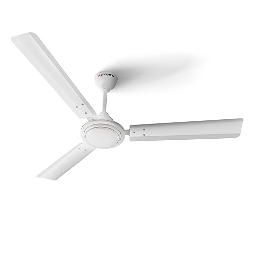 Image of LONGWAY Nexa P1 1200 mm /48 inch Ultra High Speed 3 Blade Anti-Dust Decorative Star Rated Ceiling Fan (White, Pack of 1)