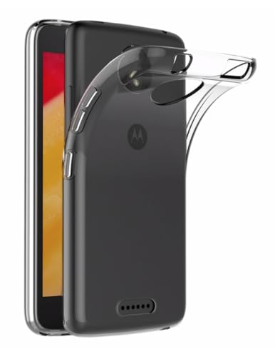 Funda Carcasa Gel Transparente para Motorola Moto C Plus 4G / C+ 4G, Ultra Fina 0,33mm, Silicona TPU de Alta Resistencia y Flexibilidad FGTR
