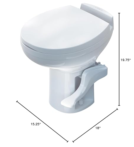 Image of Aqua-Magic Residence RV toilet / High Profile / White - Thetford 42169