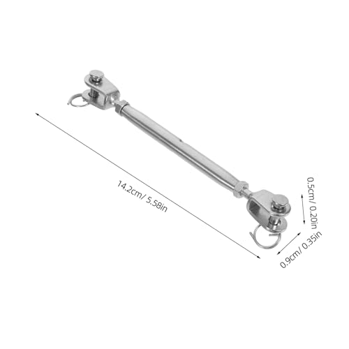 Pack de 2 Tensores Cerrados para Cable con extremos Quijada de Acero Inoxidable 304 miniatura 7