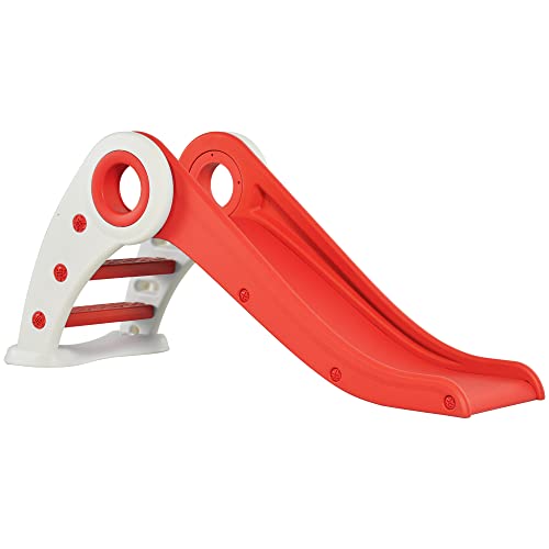 HOMCOM Tobogán Infantil Plegable 120x50x56 cm Rojo