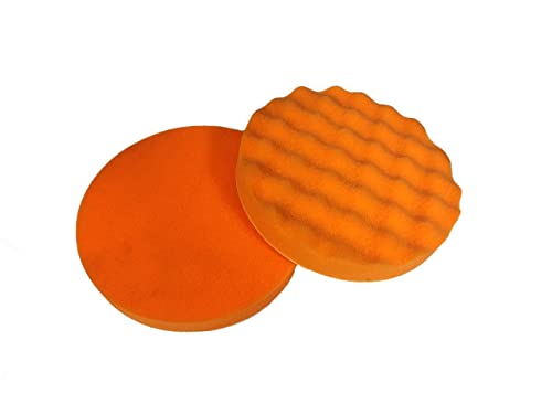 Image of VOLTZ VZ-CP1600 Electric Hand Polisher's(Polishing Pad- Leather, Wav like, flate) Polishing Pad, Buffing Pad, Sponge Pad 180 MM Attachments