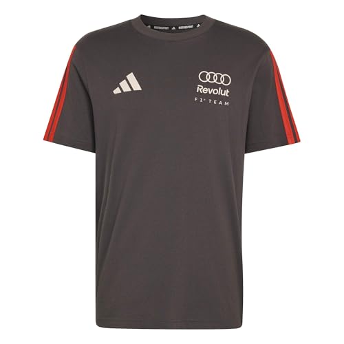 adidas Herren Audi Formula One Team DNA Short Sleeve Tee, Utility Black, S