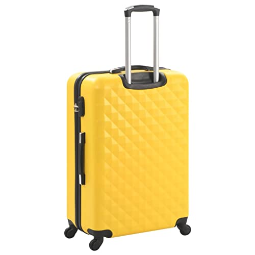 Hardcase Trolley Set 3 pcs Yellow ABS4