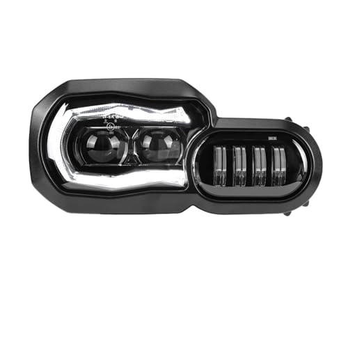 �o�C�N �w�b�h���C�g �I�[�g�o�C�p���C�g LED�w�b�h���C�g�A�Z���u�� �ɓK������ F800R F650GS F700GS F800GS ADV GS F800�p(1 pieces Headlight)