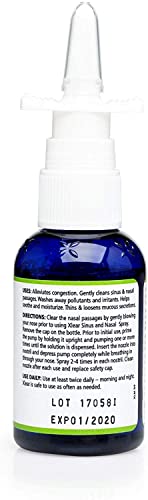 Xlear Natural Nasal Spray with Xylitol, 1.5 fl oz (Pack of 3)