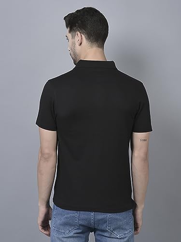 Image of Dollar Mens Cotton Casual Solid Polo Tshirt (Pack of 1)