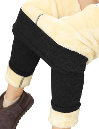 UMIPUBO Thermo Leggings Gefüttert Damen Winter Warme Gefütterte...