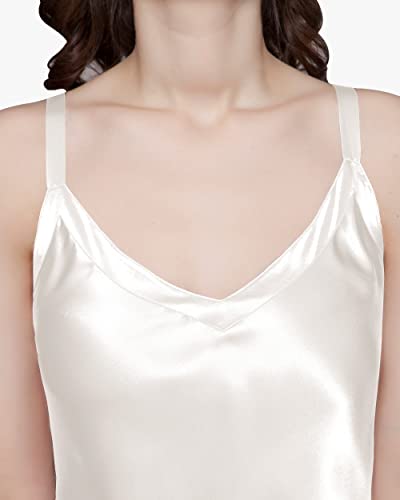 LilySilk Silk Nightgown for Women Mulberry Silk Maxi Fitted Dress Long Flowy for Spring Summer4